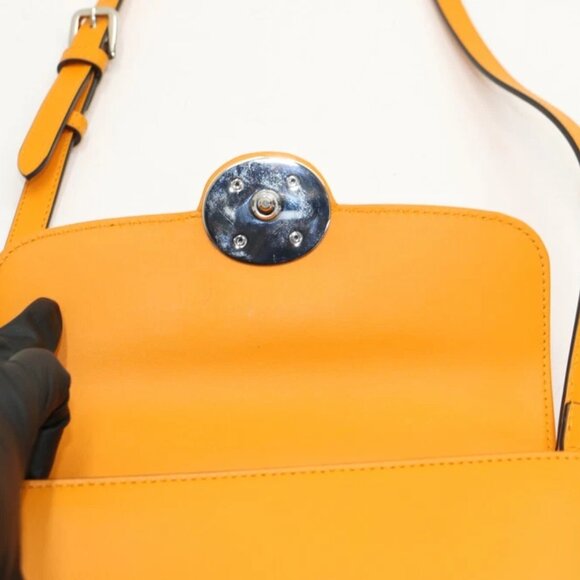 Gucci Petite GG Mini Shoulder Bag Orange Leather 739722 AABSG 7603 - Picture 4 of 16